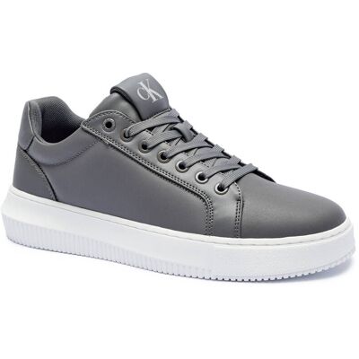 Calvin Klein Jeans Skórzane sneakersy CHUNKY szary 41 Calvin Klein Jeans Skórzane sneakersy CHUNKY szary 41