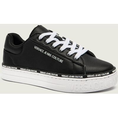 Versace Jeans Couture Sneakersy FONDO COURT 88 DIS. 23 z dodatkiem skóry czarny 40 Versace Jeans Couture Sneakersy FONDO COURT 88 DIS. 23 z dodatkiem skóry czarny 40