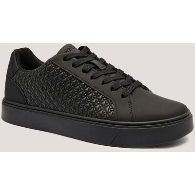 Calvin Klein Skórzane sneakersy czarny 45 Calvin Klein Skórzane sneakersy czarny 45