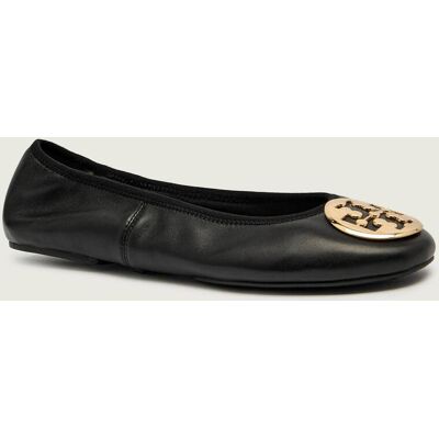 TORY BURCH Skórzane baleriny MINNIE TRAVEL BALLET czarny 39 TORY BURCH Skórzane baleriny MINNIE TRAVEL BALLET czarny 39