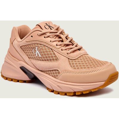 Calvin Klein Skórzane sneakersy HIKE RUNNER różowy 37 Calvin Klein Skórzane sneakersy HIKE RUNNER różowy 37