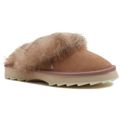Emu Australia Obuwie domowe Jolie Sharky Crimp zamsz shearling brązowy 36 Emu Australia Obuwie domowe Jolie Sharky Crimp zamsz shearling brązowy 36