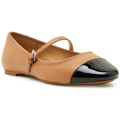 Michael Kors Skórzane baleriny Mary Jane brązowy 38,5 Michael Kors Skórzane baleriny Mary Jane brązowy 38,5