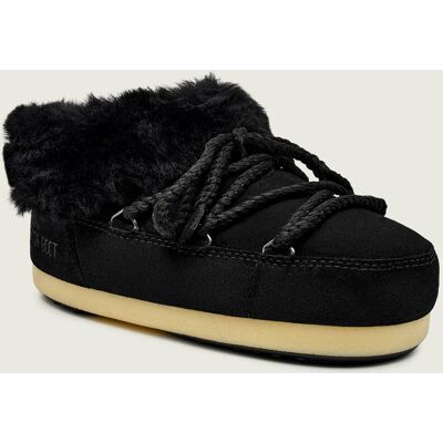 Moon Boot Śniegowce EVX zamsz shearling czarny 37/38 Moon Boot Śniegowce EVX zamsz shearling czarny 37/38