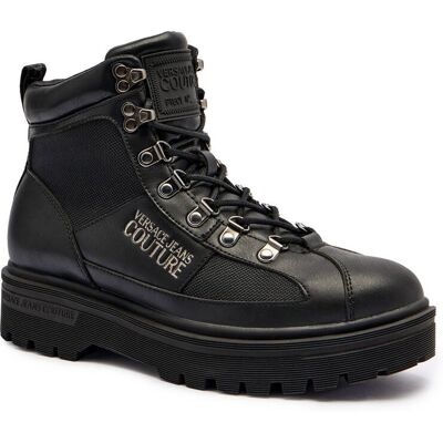 Versace Jeans Couture Buty wysokie SYRIUS DIS. 46 z dodatkiem skóry czarny 44 Versace Jeans Couture Buty wysokie SYRIUS DIS. 46 z dodatkiem skóry czarny 44