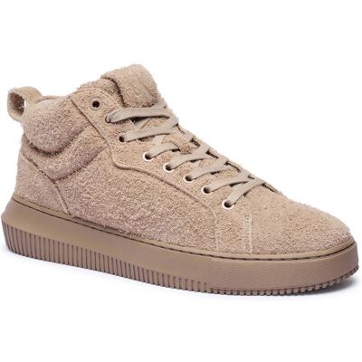 Calvin Klein Jeans Sneakersy zamsz beżowy 42 Calvin Klein Jeans Sneakersy zamsz beżowy 42