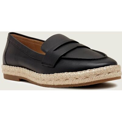Michael Kors Skórzane espadryle Lennon czarny 41 Michael Kors Skórzane espadryle Lennon czarny 41