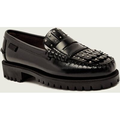 Weekend MaxMara Skórzane loafersy WEEKENDANLUG czarny 39 Weekend MaxMara Skórzane loafersy WEEKENDANLUG czarny 39