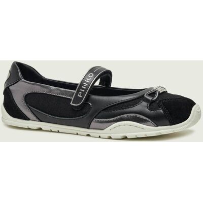 Pinko Baleriny Yulia 02 Mary Jane zamsz czarny 37 Pinko Baleriny Yulia 02 Mary Jane zamsz czarny 37