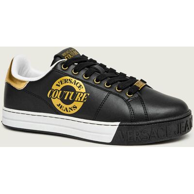 Versace Jeans Couture Skórzane sneakersy FONDO COURT 88 DIS. SK1 czarny 43 Versace Jeans Couture Skórzane sneakersy FONDO COURT 88 DIS. SK1 czarny 43