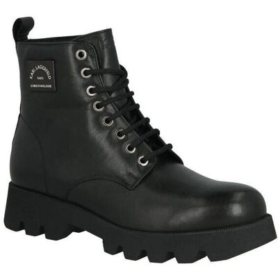 Karl Lagerfeld Skórzane buty TERRA czarny 40 Karl Lagerfeld Skórzane buty TERRA czarny 40