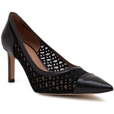 Boss BLACK Skórzane szpilki Janet_Pump70_MEFLK czarny 36 Boss BLACK Skórzane szpilki Janet_Pump70_MEFLK czarny 36