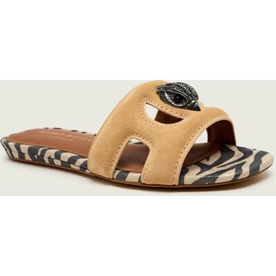 Kurt Geiger Klapki EAGLE zamsz beżowy 36 Kurt Geiger Klapki EAGLE zamsz beżowy 36