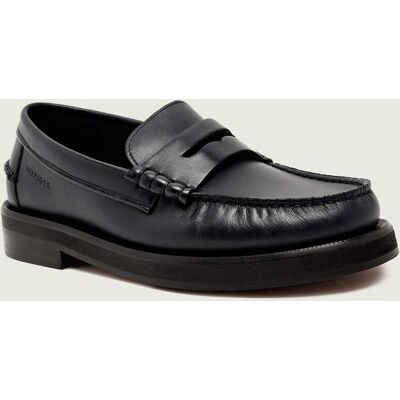 Tommy Hilfiger Skórzane loafersy CLASSIC HIGH granatowy 42 Tommy Hilfiger Skórzane loafersy CLASSIC HIGH granatowy 42