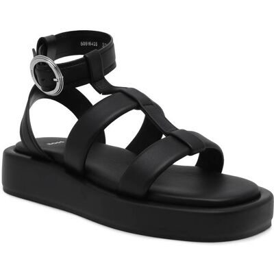 Boss BLACK Skórzane sandały Scarlet czarny 40 Boss BLACK Skórzane sandały Scarlet czarny 40