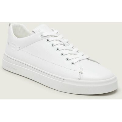 Baldinini Skórzane sneakersy biały 43 Baldinini Skórzane sneakersy biały 43