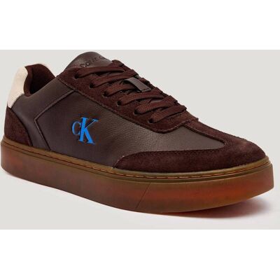 Calvin Klein Skórzane sneakersy CLASSIC brązowy 43 Calvin Klein Skórzane sneakersy CLASSIC brązowy 43