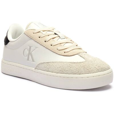 Calvin Klein Jeans Skórzane sneakersy CLASSIC biały 46 Calvin Klein Jeans Skórzane sneakersy CLASSIC biały 46