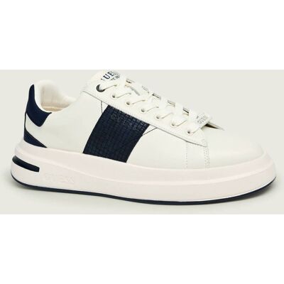 Guess Skórzane sneakersy ELBA biały 40 Guess Skórzane sneakersy ELBA biały 40