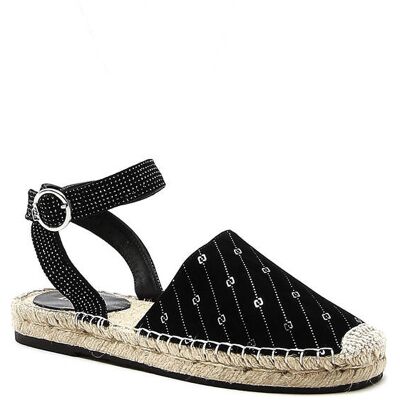 Liu Jo Skórzane espadryle VERA 01 czarny 40 Liu Jo Skórzane espadryle VERA 01 czarny 40