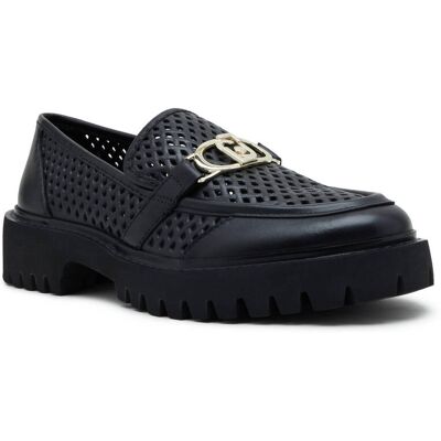 Liu Jo Skórzane loafersy czarny 37 Liu Jo Skórzane loafersy czarny 37