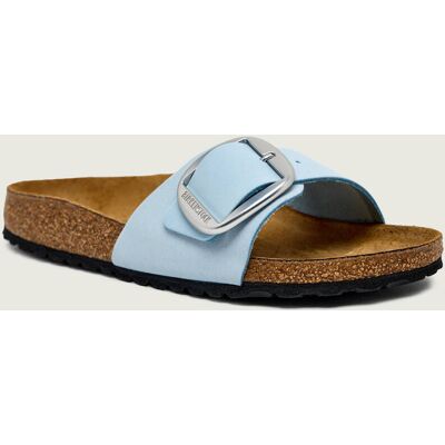 Birkenstock Klapki Madrid narrow fit zamsz błękitny 40 Birkenstock Klapki Madrid narrow fit zamsz błękitny 40