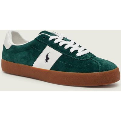 Polo Ralph Lauren Sneakersy Court Vulc zamsz butelkowa zieleń 45 Polo Ralph Lauren Sneakersy Court Vulc zamsz butelkowa zieleń 45