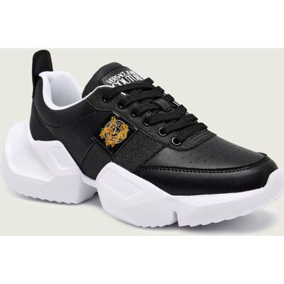 Versace Jeans Couture Skórzane sneakersy FONDO GRAVITY DIS. SU8 czarny 40 Versace Jeans Couture Skórzane sneakersy FONDO GRAVITY DIS. SU8 czarny 40