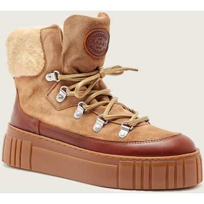 Gant Trapery Snowmont shearling zamsz beżowy 39 Gant Trapery Snowmont shearling zamsz beżowy 39