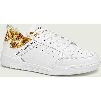 Versace Jeans Couture Skórzane sneakersy FONDO BROOKLYN DIS. 63 biały 43 Versace Jeans Couture Skórzane sneakersy FONDO BROOKLYN DIS. 63 biały 43