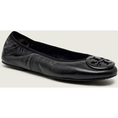 TORY BURCH Skórzane baleriny MINNIE TRAVEL czarny 39 TORY BURCH Skórzane baleriny MINNIE TRAVEL czarny 39