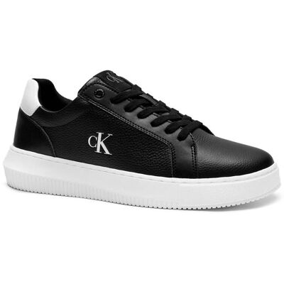 Calvin Klein Jeans Skórzane sneakersy czarny 43 Calvin Klein Jeans Skórzane sneakersy czarny 43