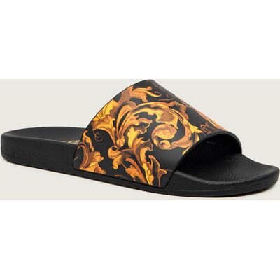 Versace Jeans Couture Klapki DIS. SQ3 czarny 37 Versace Jeans Couture Klapki DIS. SQ3 czarny 37