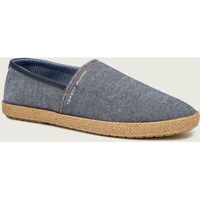 Tommy Hilfiger Lniane espadryle CHAMBRAY granatowy 44 Tommy Hilfiger Lniane espadryle CHAMBRAY granatowy 44