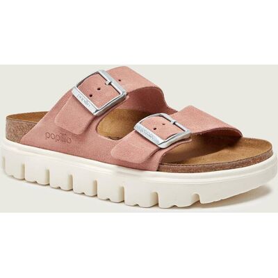 Birkenstock Klapki Arizona Chunky Birkenstock x Papillio narrow fit zamsz różowy 40 Birkenstock Klapki Arizona Chunky Birkenstock x Papillio narrow fit zamsz różowy 40