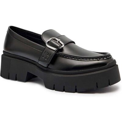 HUGO Loafersy Kris_NewLoafer_BROM czarny 39 HUGO Loafersy Kris_NewLoafer_BROM czarny 39