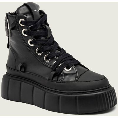 INUIKII Skórzane sneakersy MATILDA czarny 37 INUIKII Skórzane sneakersy MATILDA czarny 37