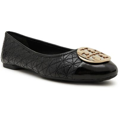 TORY BURCH Skórzane baleriny CLAIRE QUILTED czarny 36 TORY BURCH Skórzane baleriny CLAIRE QUILTED czarny 36