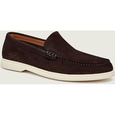 Boss BLACK Loafersy Sienne_Loaf_sd_N zamsz brązowy 41 Boss BLACK Loafersy Sienne_Loaf_sd_N zamsz brązowy 41
