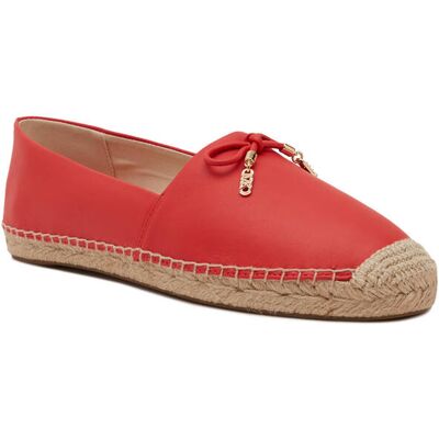 Michael Kors Skórzane espadryle NORI koralowy 36 Michael Kors Skórzane espadryle NORI koralowy 36