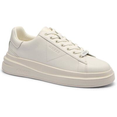 Guess Skórzane sneakersy MANELBA biały 44 Guess Skórzane sneakersy MANELBA biały 44