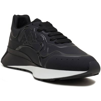 Alexander McQueen Skórzane sneakersy czarny 40 Alexander McQueen Skórzane sneakersy czarny 40
