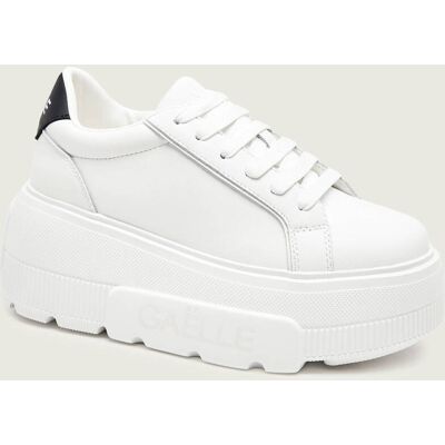Gaëlle Paris Skórzane sneakersy ADDICT biały 39 Gaëlle Paris Skórzane sneakersy ADDICT biały 39