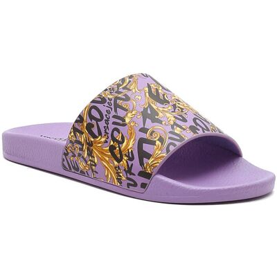 Versace Jeans Couture Klapki fioletowy 35 Versace Jeans Couture Klapki fioletowy 35