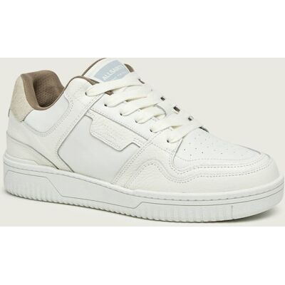 AllSaints Skórzane sneakersy REGAN PLUS LOW TOP zamsz biały 44 AllSaints Skórzane sneakersy REGAN PLUS LOW TOP zamsz biały 44