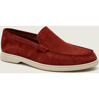 Boss BLACK Loafersy Sienne_Loaf_sd_N zamsz brązowy 41 Boss BLACK Loafersy Sienne_Loaf_sd_N zamsz brązowy 41