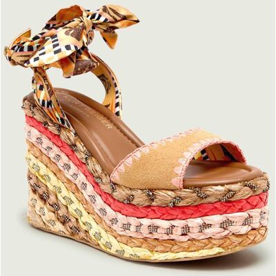 Kurt Geiger Koturny CHELSEA zamsz beżowy 40 Kurt Geiger Koturny CHELSEA zamsz beżowy 40