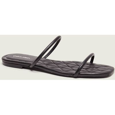 Calvin Klein Skórzane klapki czarny 41 Calvin Klein Skórzane klapki czarny 41