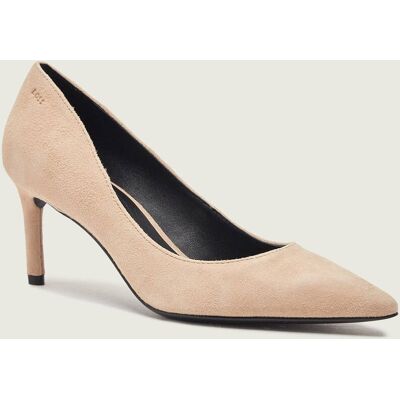 Boss BLACK Szpilki Gracey_Pump70_SD zamsz beżowy 37 Boss BLACK Szpilki Gracey_Pump70_SD zamsz beżowy 37