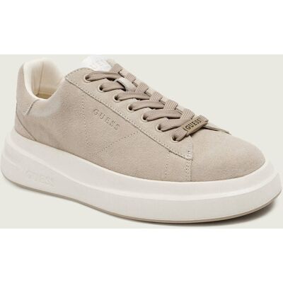 Guess Sneakersy Elba zamsz beżowy 44 Guess Sneakersy Elba zamsz beżowy 44